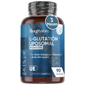L-Glutatión Complex 90 cápsulas - Con Vitamina C, Ácido Hialurónico y Ácido Alfa Lipoico