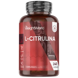 L-Citrulina 3000 mg 240 Cápsulas - Suplemento Deportivo de Alta Potencia