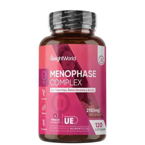 Menophase Complex 120 CáPsulas - Extractos BotáNicos + Vitaminas + Minerales Para Mujeres-image