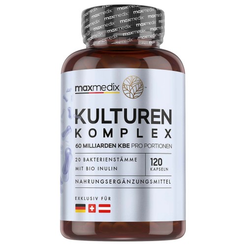 Kulturen Complex - 60 Mil Millones UFC 120 Cápsulas - Probióticos y Prebióticos Intestinales