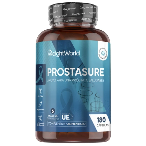 Saw Palmetto 250 mg - 180 Cápsulas para la Salud de la Próstata - Con Hoja de Ortiga, Vitaminas y Minerales - ProstaSure