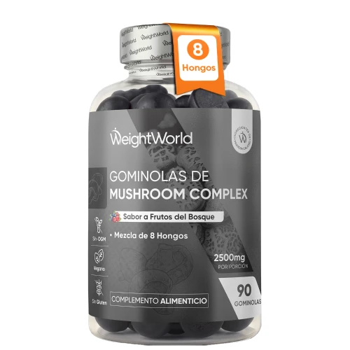 Suplemento Hongos Complex en Gominolas - Mezcla de 8 Hongos para Bienestar Físico y Mental