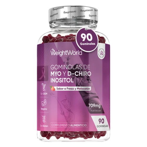 Gominolas Myo y D-Chiro Inositol 709mg 90 Gomitas Veganas B6 Zinc